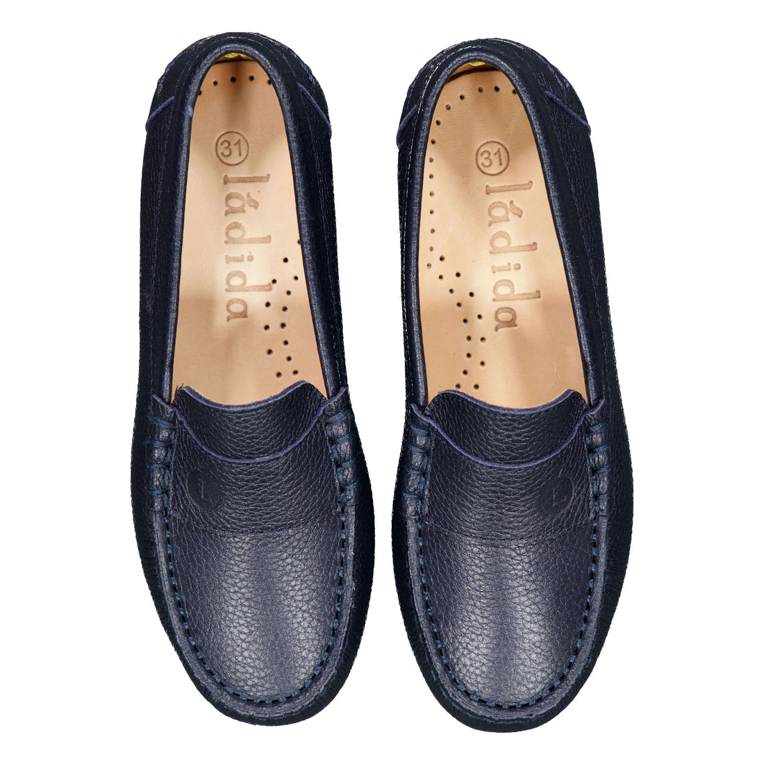 Ladida Shoes Navy Leather Loafer