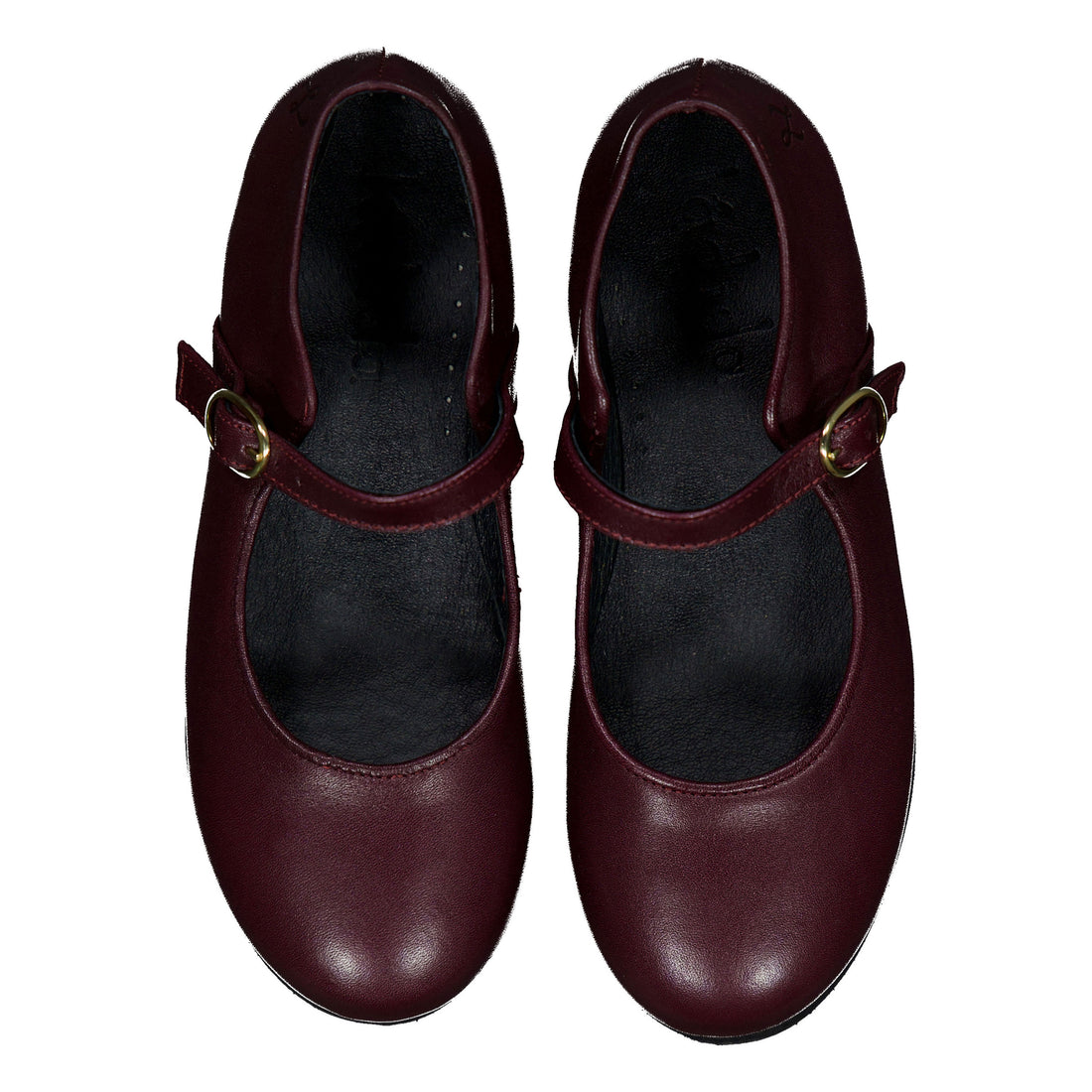 Ladida Shoes Burgundy Buckle Mary Jane