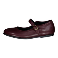 Ladida Shoes Burgundy Buckle Mary Jane