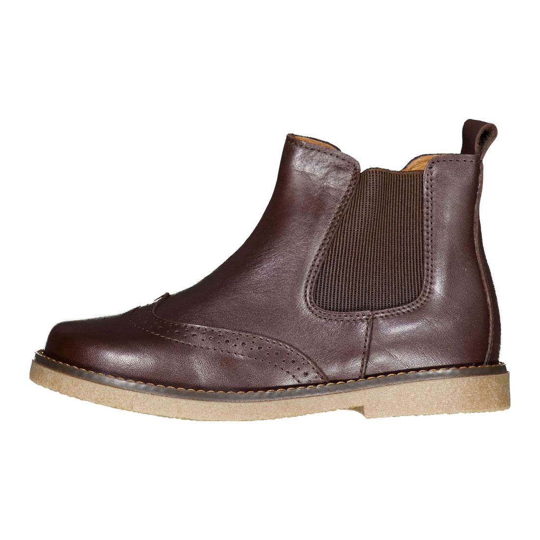 Ladida Shoes Brown Leather Wingtip Bootie