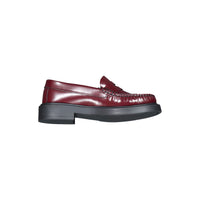 Ladida Shoes Burgundy Chunky Penny Loafer