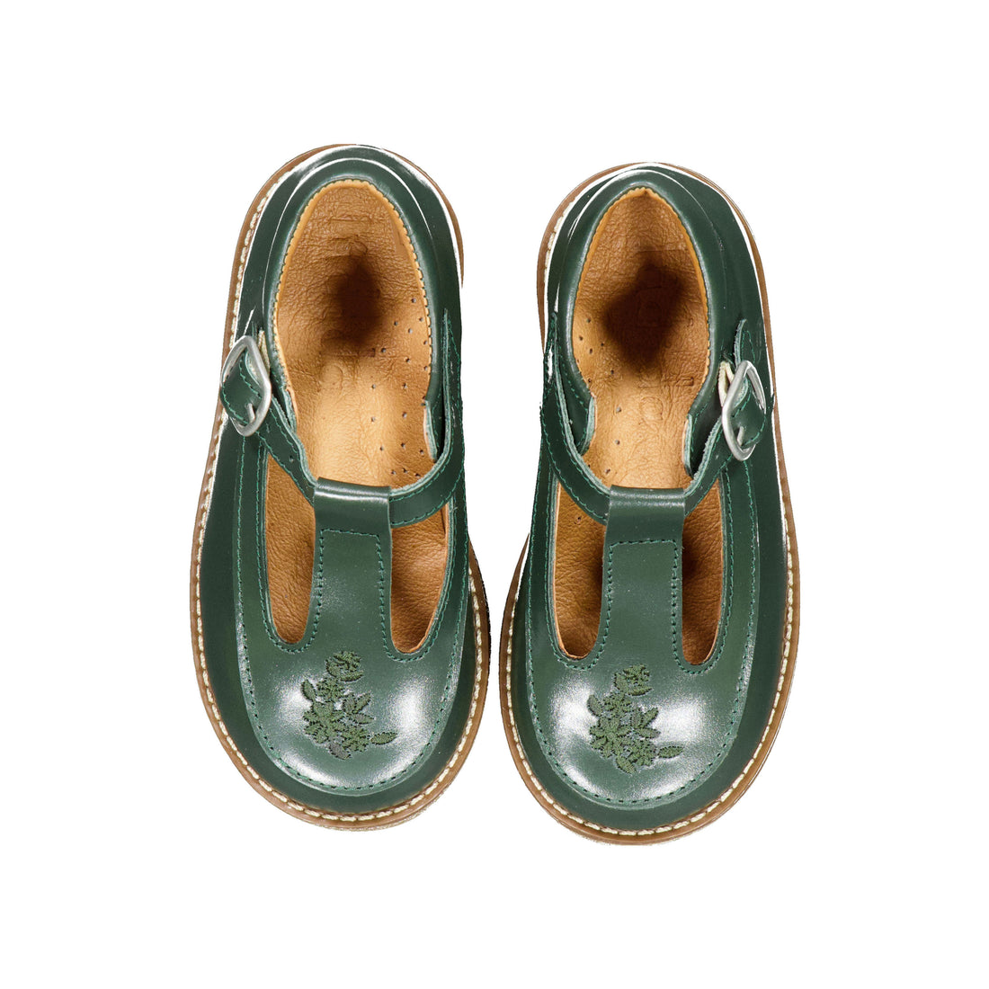 Ladida Shoes Green Embroidered Shoe