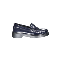 Ladida Shoes Navy Leather Chunky Penny Loafer