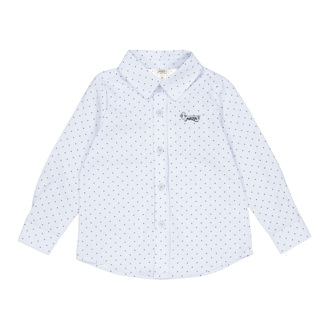 Arza Blue Star Button Down Shirt