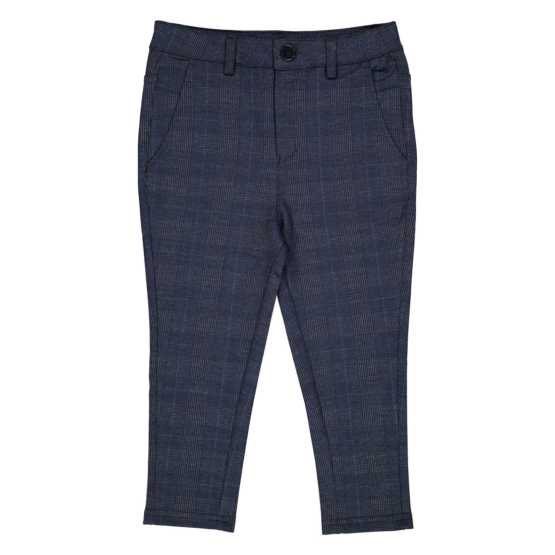 Arza Navy Plaid Ponte Pants