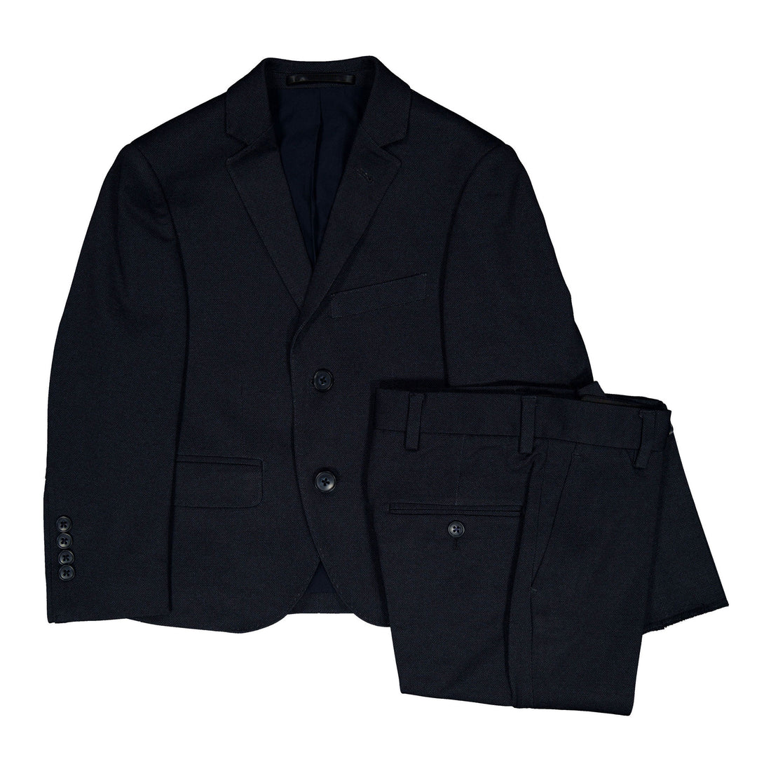 Arza Navy Twill Slim Fit Suit
