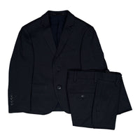 Arza Navy Twill Slim Fit Suit