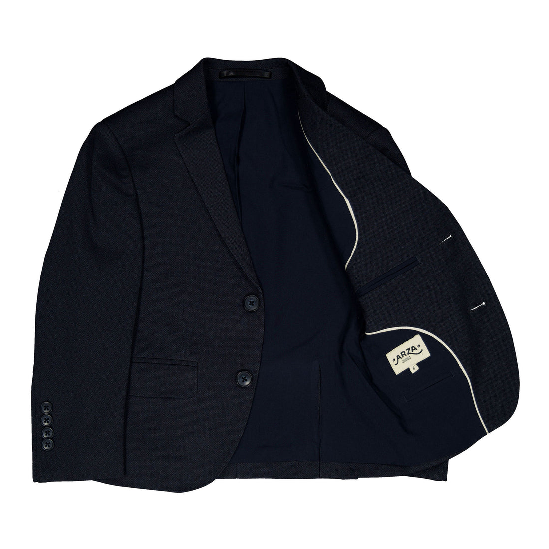 Arza Navy Twill Slim Fit Suit