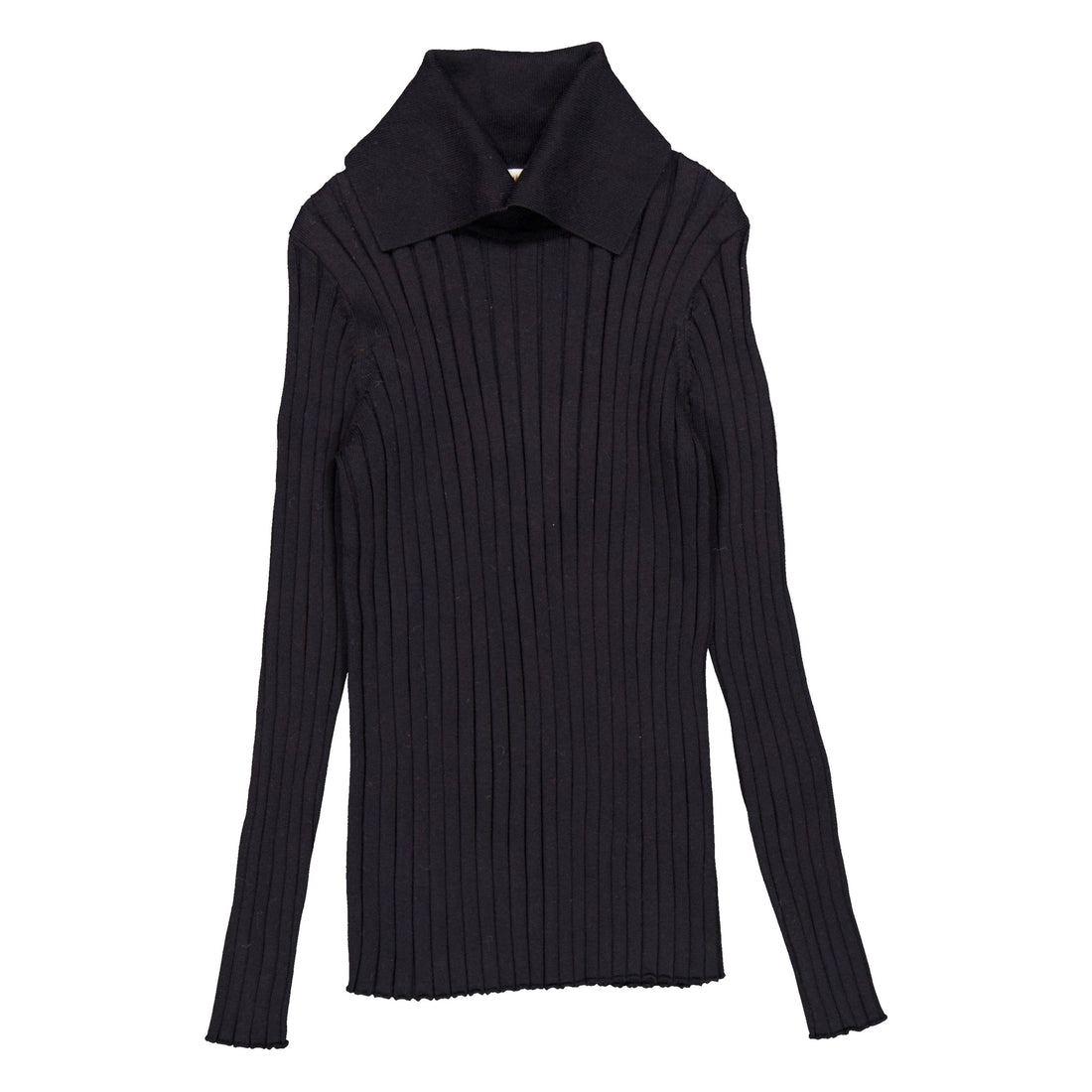Clubhouse Black Fold Over Turtleneck