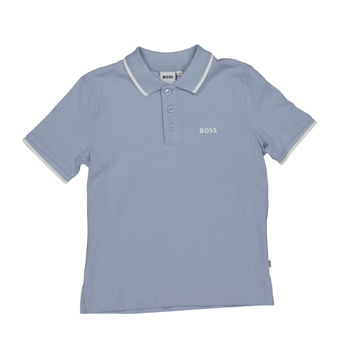 Hugo Boss Pale Blue Pique Polo
