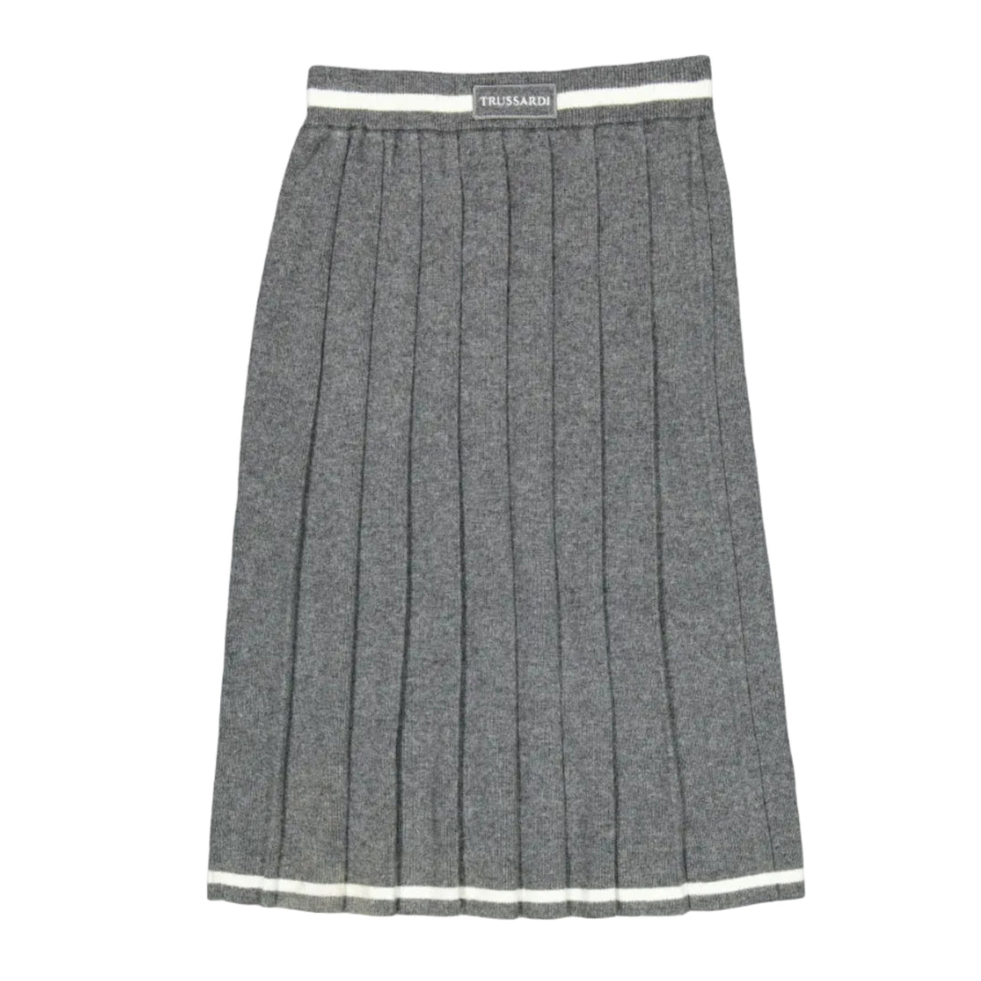 Trussardi Grey Karolis Long Skirt