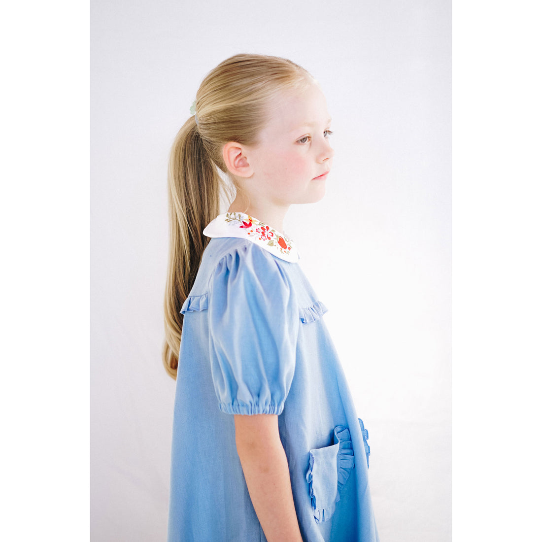Paade Mode Blue Afternoon Linen Dress