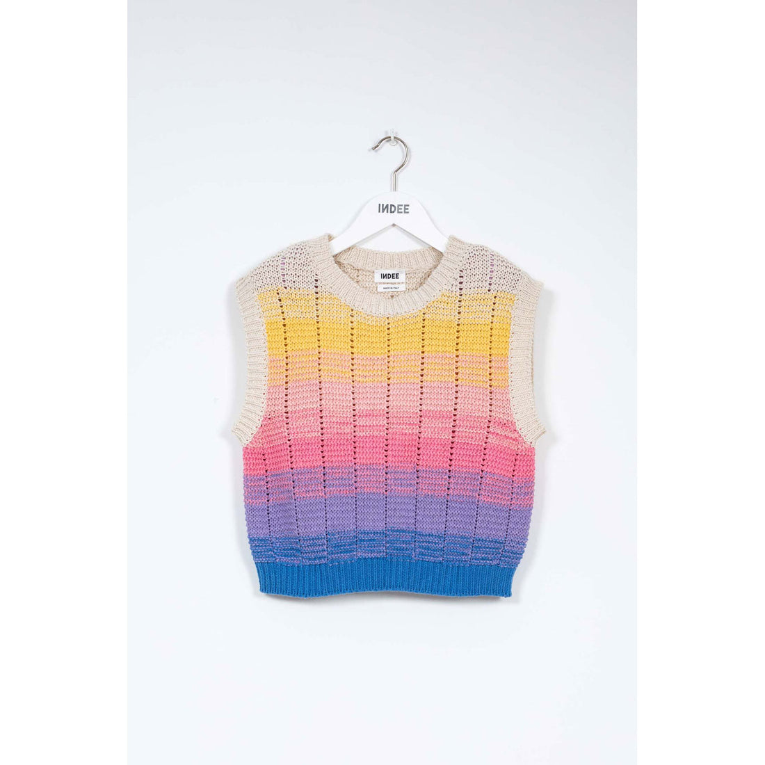 Indee Candy Pink Gradient Gilet