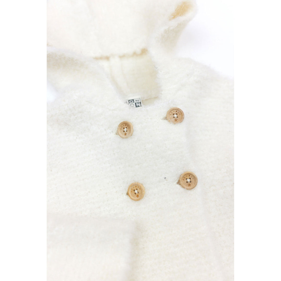 Bonton Cream Manteau Maille Baby Coat