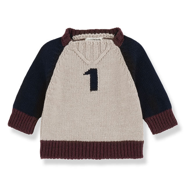 1+ In The Family Tortora Patrick Baby Sweater