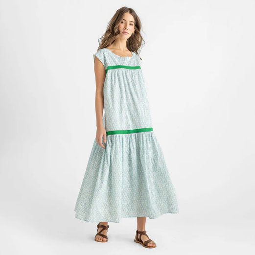 Pink Chicken Blue Tulips Womens Krista Dress