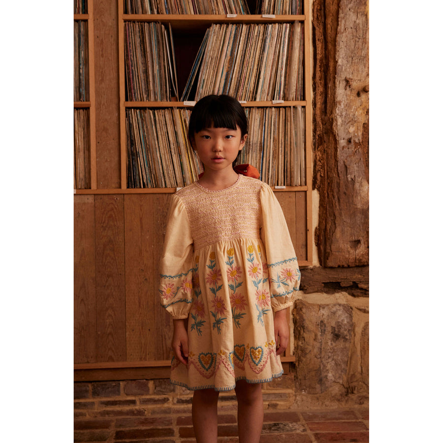 Apolina Cashew Penny Smock Dress