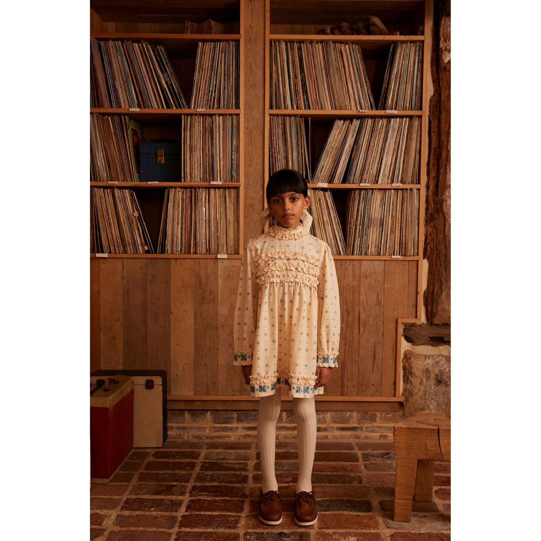 Apolina Meadow Calico Cashew Pernille Dress – Ladida