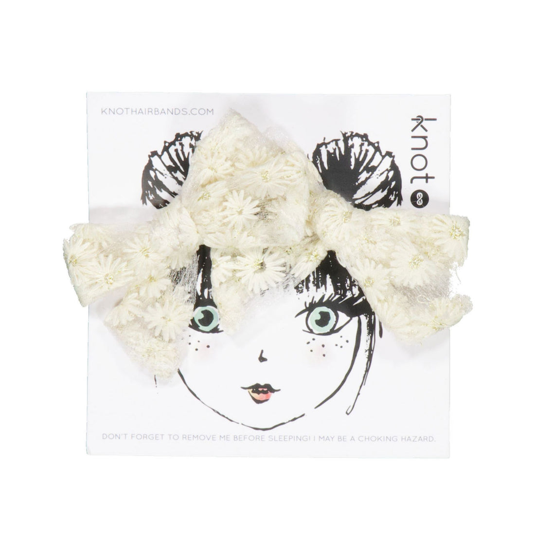 Knot Hairbands Dove Petal Nest Mini Bow Set
