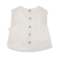 1+ in the Family  Off White Petra Baby Blouse