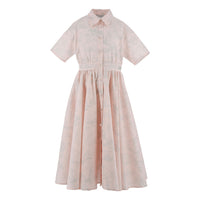 Philosophy Pink/ Grey All Over Printed Dress