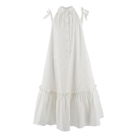 Philosophy Light Cream Sleeveless Flowy Dress