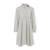 Philosophy White long Sleeve Dotted Dress
