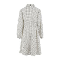 Philosophy White long Sleeve Dotted Dress