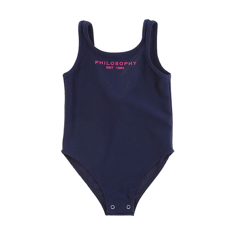 Philosophy Dark Blue Logo Bodysuit