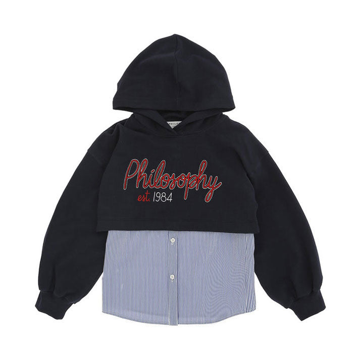 Philosophy Blue Long  Sleeve Sweatshirt