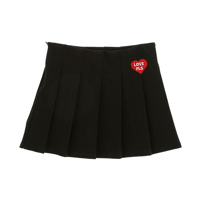 Philosophy Black Pleated Skirt