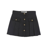 Philosophy Blue Pleated Skirt