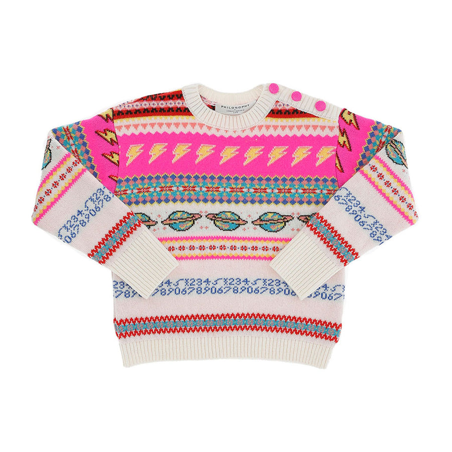 Philosophy Multicolor Jacquard Sweater