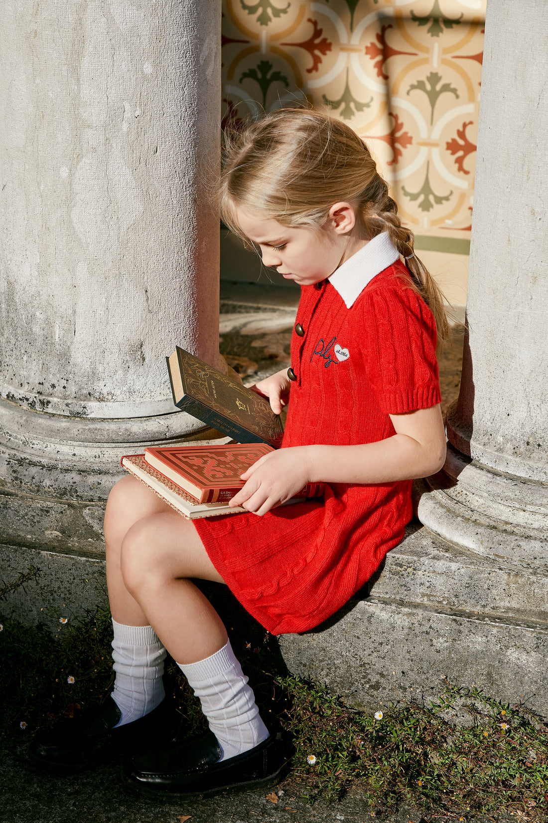 Philosophy Red Short Sleeve Knit Dress