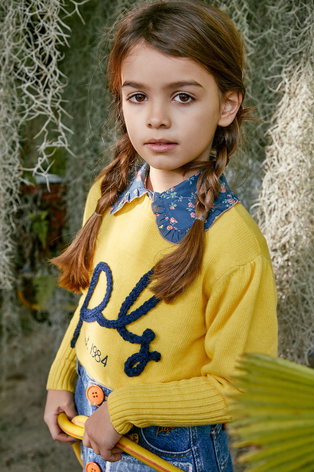 Philosophy Yellow Long Sleeve Sweater