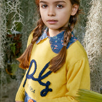 Philosophy Yellow Long Sleeve Sweater
