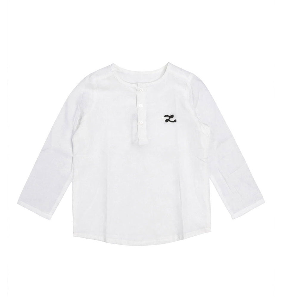 L by Ladida Cream Patch Tunic