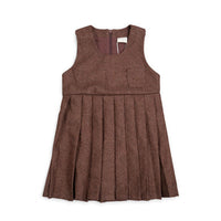 L by Ladida Brown Wool Pleated Jumper