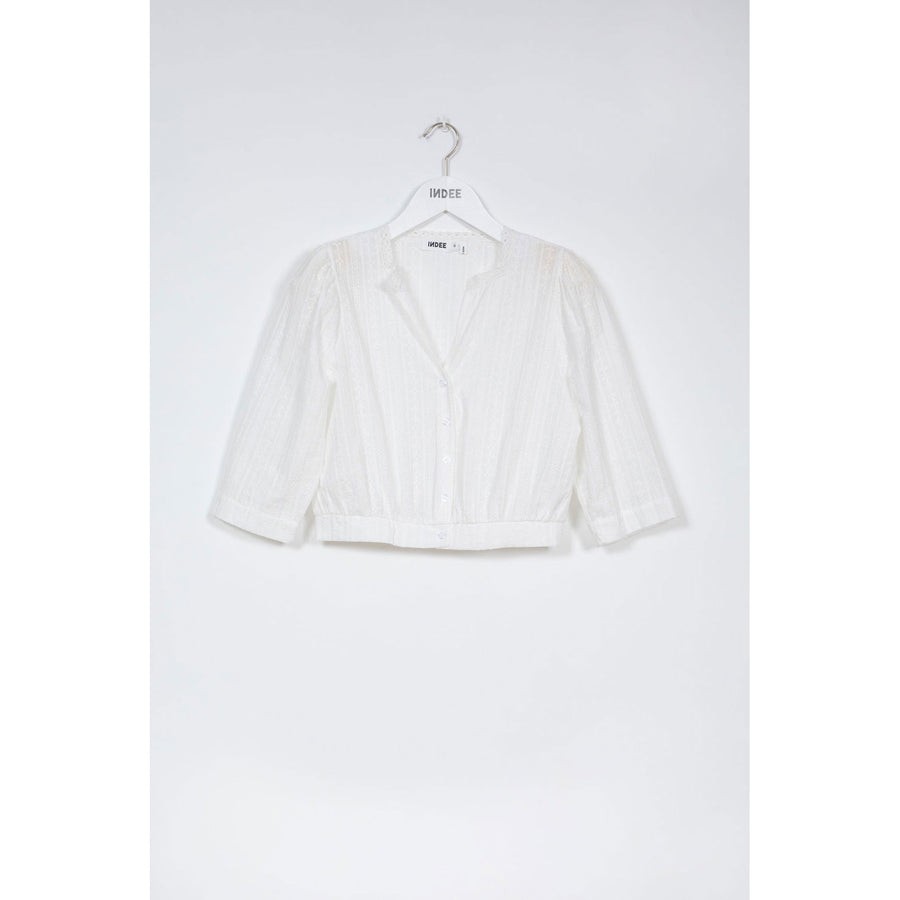 Indee Off White Fancy Piano Shirt
