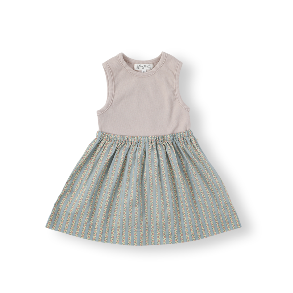 Bene Bene Grayish Mint Baby Cherish Sleeveless Dress