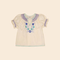 Apolina Cream Pol Blouse