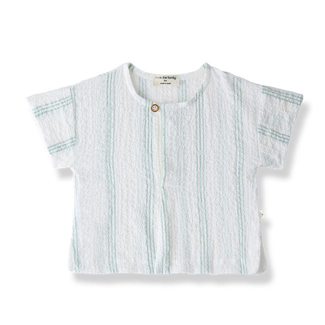 1+ In The Family Green Portlligat Baby Shirt