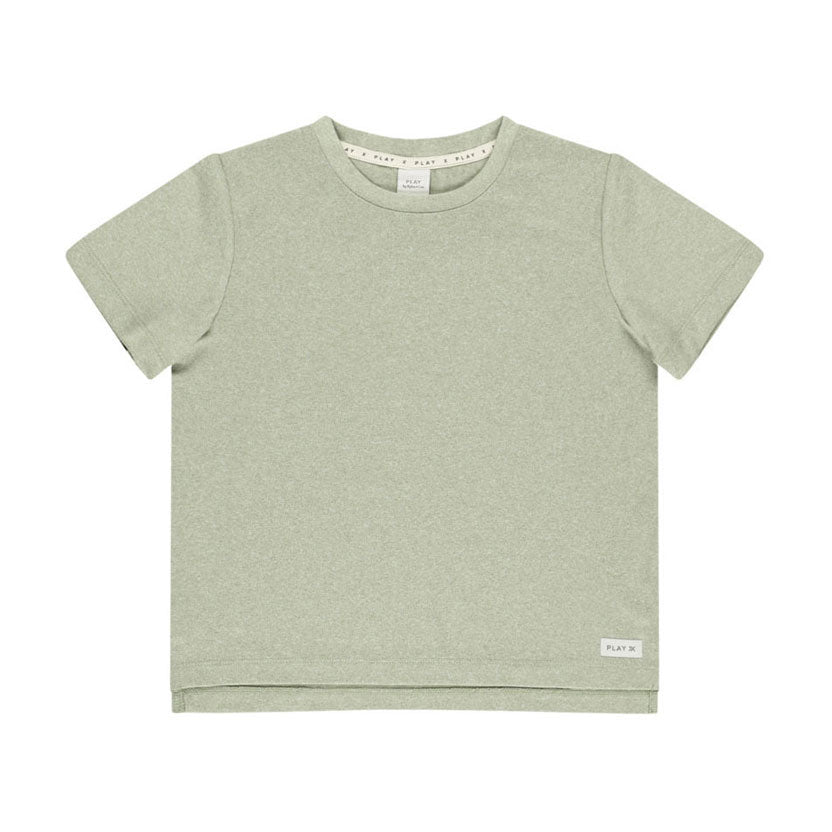 Rylee and Cru Heathered Sage Cove Essential Tee