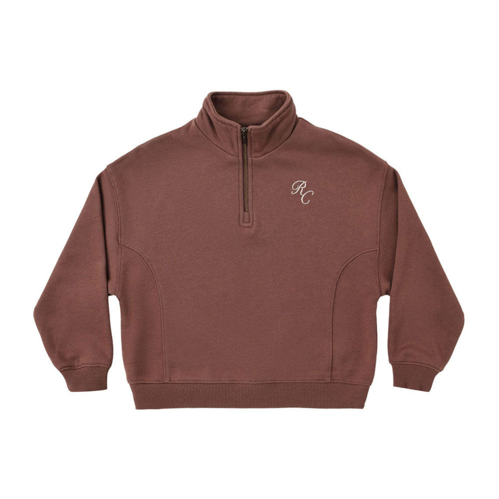 Rylee and Cru Mulberry Half Zip Sweatshirt