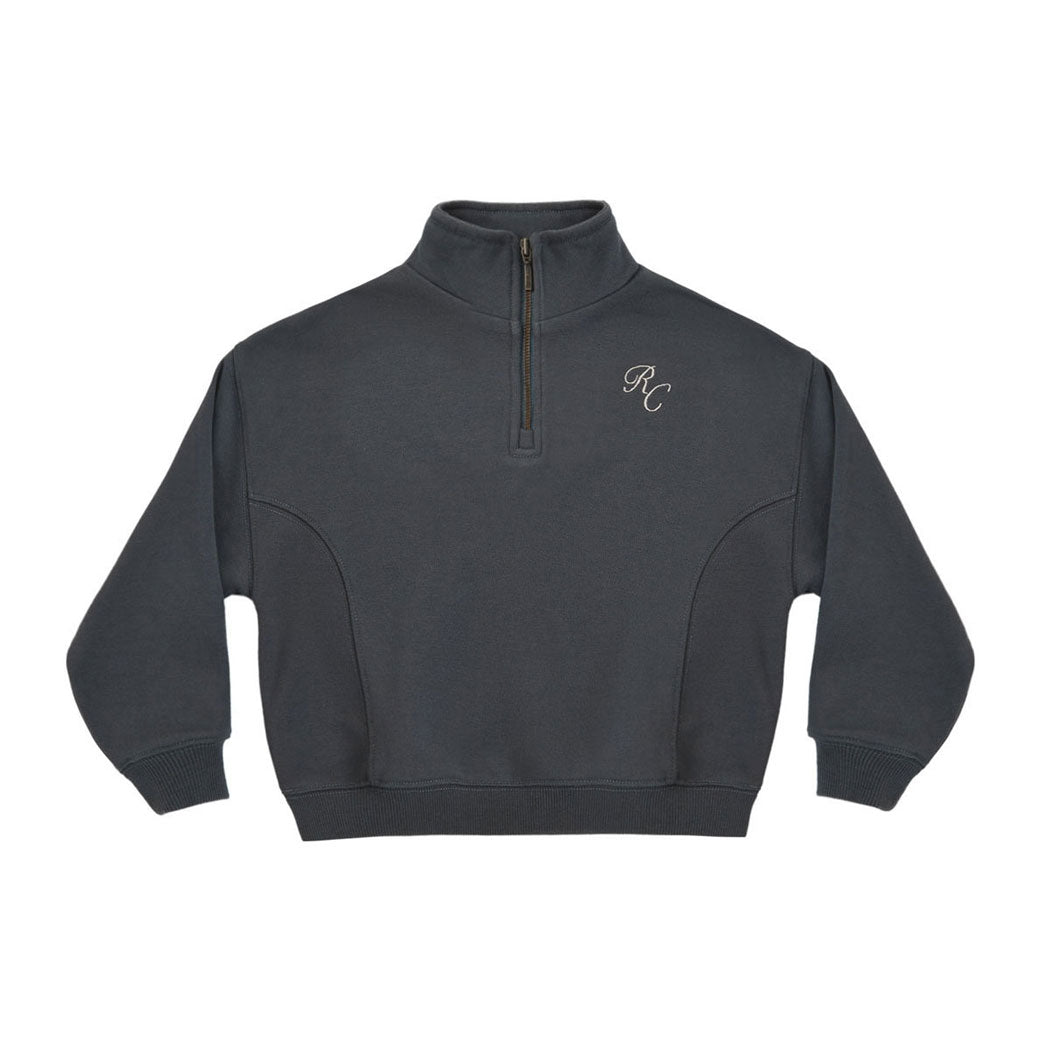 Rylee and Cru Midnight Half Zip Sweatshirt
