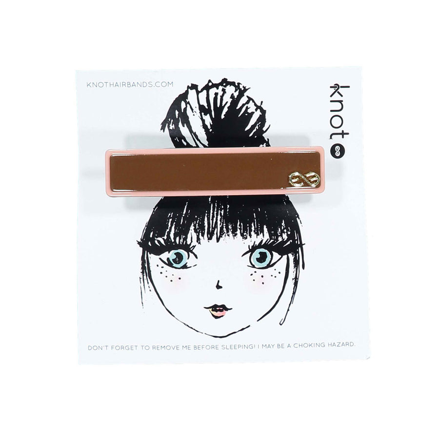 Knot Hairbands  Cocoa + Blush Profile Barrette