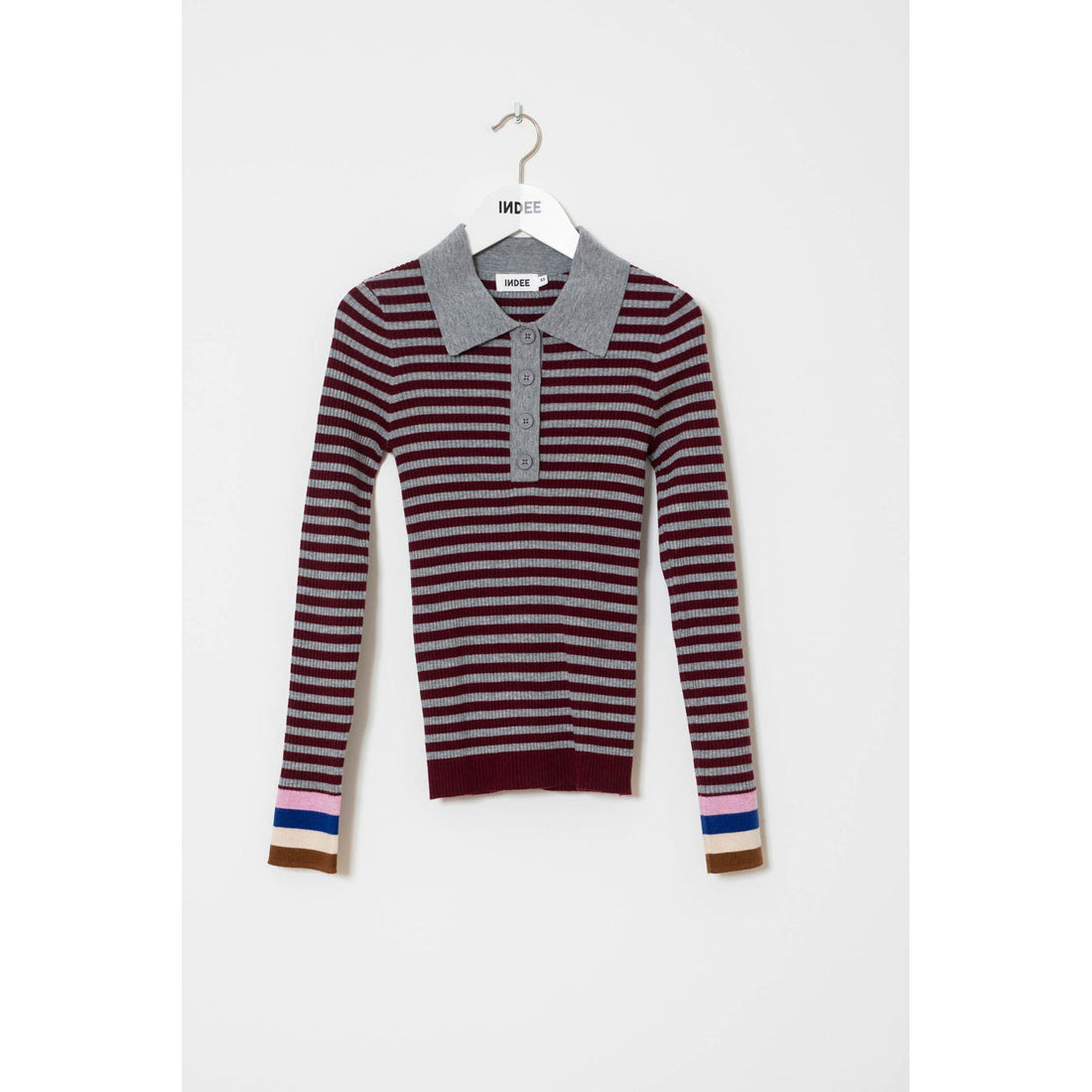 Indee  Merlot Red Wallaby Pullover