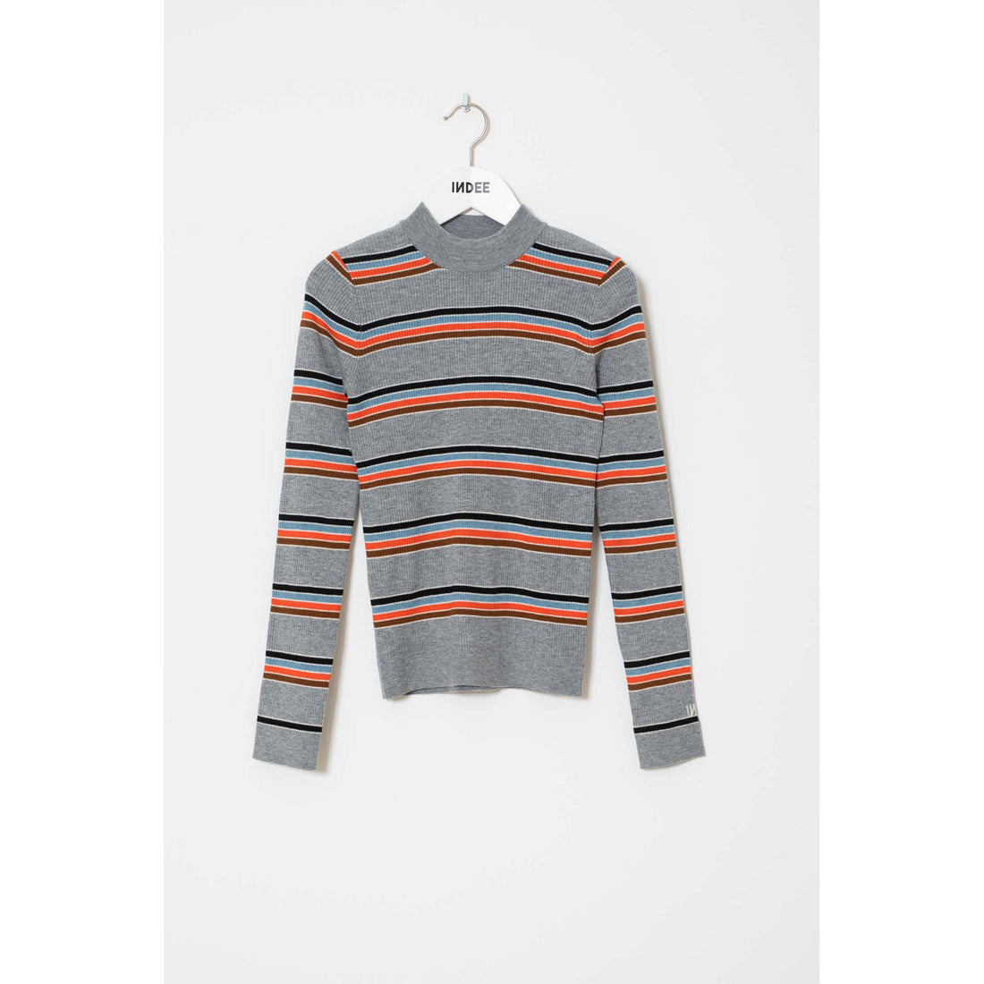 Indee  Grey Melange Wimbledon Pullover