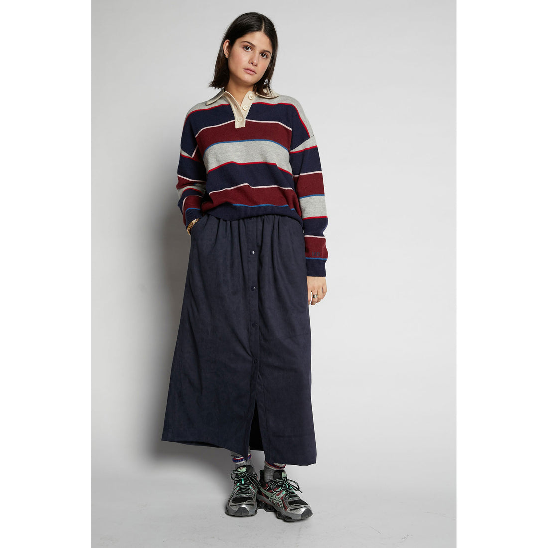 Indee  Navy Westside Skirt