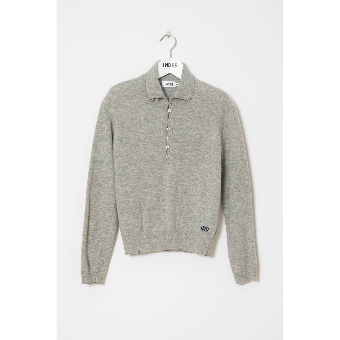 Indee  Grey Wodden Pullover